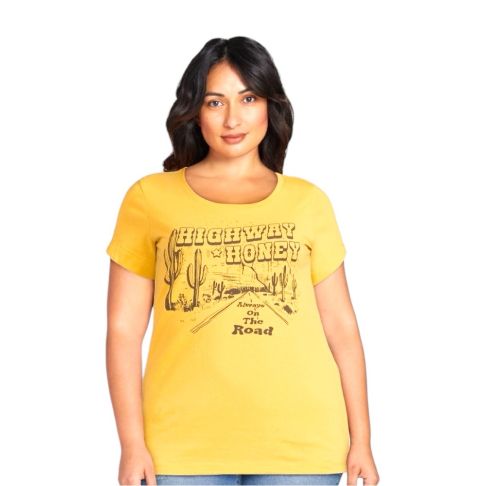 "Highway Honey" Cactus Tee - Size XXXL (Fits L/XL) - NWT